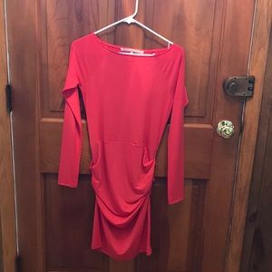 Rachel Roy red holiday dress